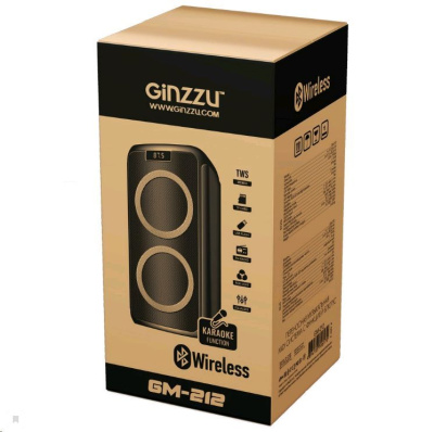 Портативная акустика Ginzzu GM-212